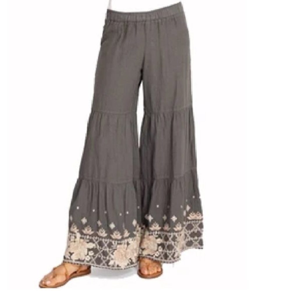 Grey Johnny Was Palazzo pants
